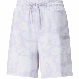 Puma SUMMER GRAPHIC 7 AOP LONG LINE SHORTS Dámské šortky, bílá, velikost L