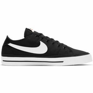 Nike COURT LEGACY CANVAS Pánské tenisky, černá, velikost 45