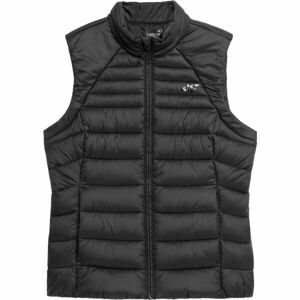 4F WOMEN'S JACKET Dámská vesta, černá, velikost S