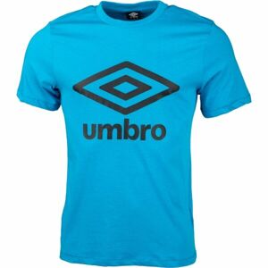 Umbro FW LARGE LOGO TEE Pánské triko, modrá, veľkosť XL