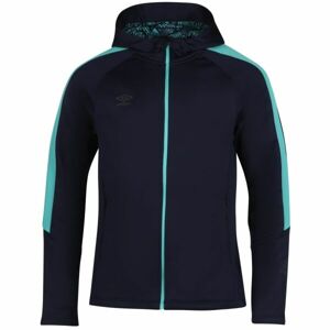 Umbro PRO TRAINING POLY FZ HOODIE Pánská sportovní mikina, tmavě modrá, velikost XXL