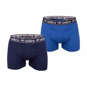 Umbro BOXER SHORT 2 PACK Pánské boxerky, tmavě modrá, velikost S