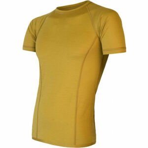 Sensor MERINO AIR Pánské funkční triko, žlutá, veľkosť M