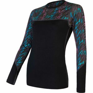 Sensor MERINO IMPRESS Dámské funkční triko, černá, veľkosť S
