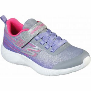 Skechers DYNA LITE SHIMMER STREAKS Dívčí volnočasová obuv, fialová, velikost