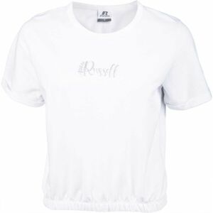 Russell Athletic CROPPED TOP Dámské tričko, bílá, velikost XL
