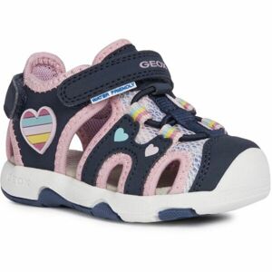 Geox B SANDAL MULTY GIRL 20-23 EU Dětské sandály, tmavě modrá, velikost
