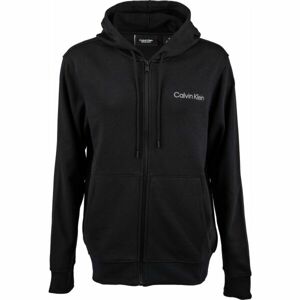 Calvin Klein ZIP THROUGH HOODY Pánská mikina, černá, velikost