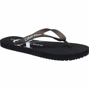 Calvin Klein BEACH SANDAL MONOGRAM TPU Dámské žabky, černá, velikost 39