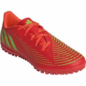 adidas PREDATOR EDGE.4 TF Pánské turfy, červená, veľkosť 40 2/3
