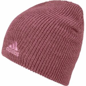 adidas MELANGE BEANIE Zimní čepice, růžová, velikost osfw