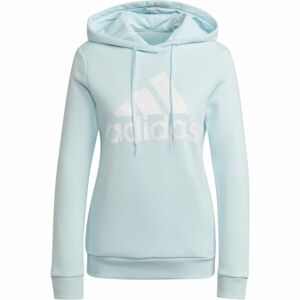 adidas BIG LOGO HOODIE Dámská mikina, světle modrá, velikost