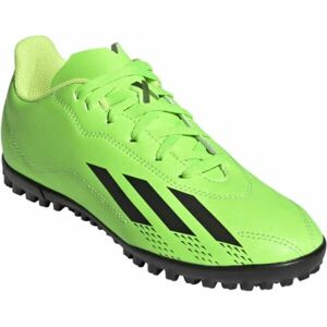 adidas X SPEEDPORTAL.4 TF J Dětské turfy, zelená, velikost 36