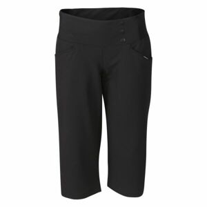 ALPINE PRO CAROZA Dámské 3/4 softshellové kalhoty, černá, velikost S