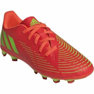 adidas PREDATOR EDGE.4 FxG J Dětské kopačky, červená, veľkosť 35