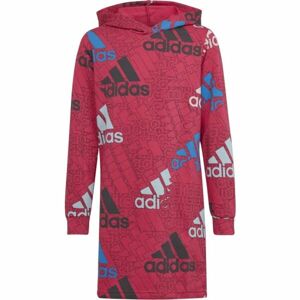 adidas G ES BL HDDRESS Dívčí šaty, růžová, velikost 128