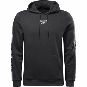 Reebok RI TAPE OTH HOODIE Pánská mikina, černá, velikost L