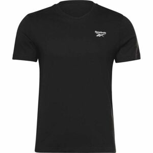 Reebok RI LEFT CHEST LOGO TEE Pánské triko, černá, velikost L