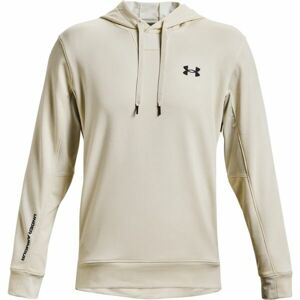 Under Armour ARMOUR TERRY HOODIE Pánská mikina, béžová, velikost