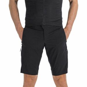 Sportful SUPERGIARA OVERSHORT Pánské cyklistické kraťasy, černá, velikost