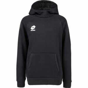 Lotto DELTA SWEAT HD FZ JR Chlapecká mikina, černá, velikost L