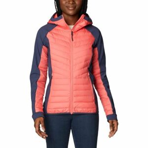 Columbia POWDER LITE HYBRID Dámská bunda, lososová, velikost XL