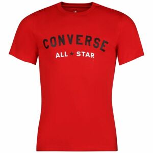 Converse ALL VARSITY GRAPHIC TEE Pánské tričko, červená, velikost XXL