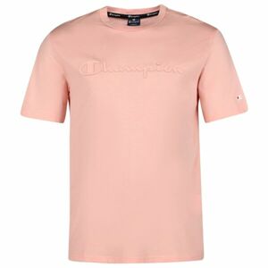 Champion CREWNECK T-SHIRT Pánské tričko, růžová, velikost L