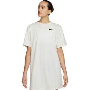 Nike NSW SWSH SS DRESS W Dámské šaty, bílá, velikost L