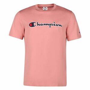 Champion CREWNECK T-SHIRT Pánské tričko, růžová, velikost S