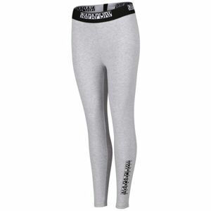 Napapijri M-BOX LEGGINGS 3 Dámské legíny, šedá, veľkosť M