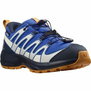 Salomon XA PRO V8 CSWP J Dětská běžecká obuv, modrá, velikost