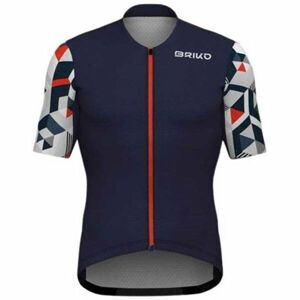 Briko JERSEYKO ABSTRACT Pánský cyklistický dres, modrá, velikost