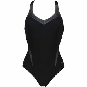 Arena ISABEL LIGHT CROSS BACK ONE PIECE Dámské plavky, černá, veľkosť 44