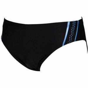 Arena SWIM BRIEFS GRAPHIC Pánské slipové plavky, černá, velikost M