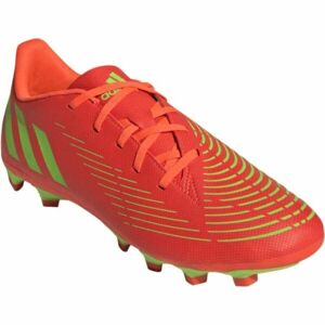 adidas PREDATOR EDGE.4 FXG Pánské kopačky, červená, velikost 42 2/3