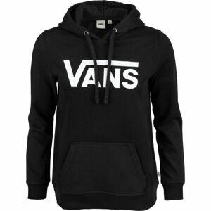 Vans WM DROP V LOGO HOODIE Dámská mikina, černá, veľkosť XL