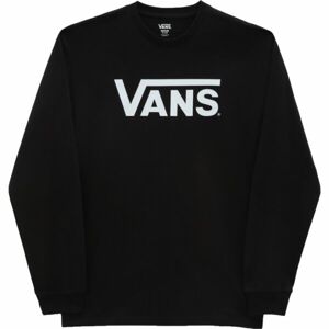 Vans CLASSIC Pánské tričko s dlouhým rukávem, černá, velikost L