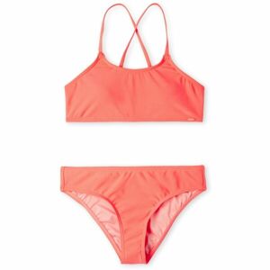 O'Neill ESSENTIAL BIKINI Dívčí dvoudílné plavky, oranžová, velikost 128