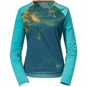 Schöffel LONGSLEEVE ALTITUDE W Dámské triko na kolo, tmavě modrá, veľkosť 42