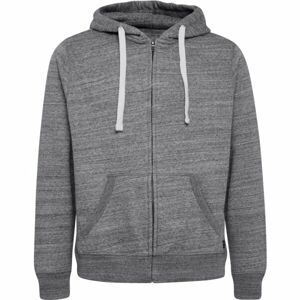 BLEND ZIPHOODIE-SWEAT Pánská mikina, tmavě šedá, velikost