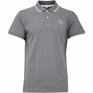 BLEND POLO SHIRT Pánské polotričko, tmavě šedá, velikost