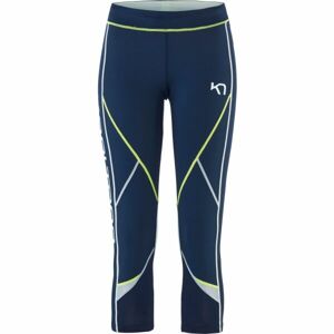 KARI TRAA LOUISE 3/4 TIGHTS Dámské sportovní legíny, tmavě modrá, velikost S