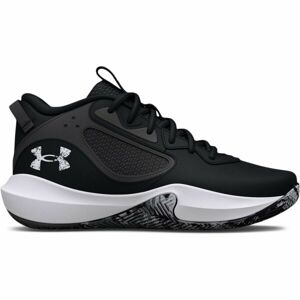 Under Armour LOCKDOWN 6 Pánská basketbalová obuv, černá, veľkosť 44