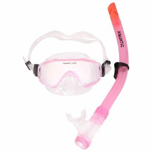 AQUATIC NEMO SET KIDS Dětský potápěčský set, růžová, velikost