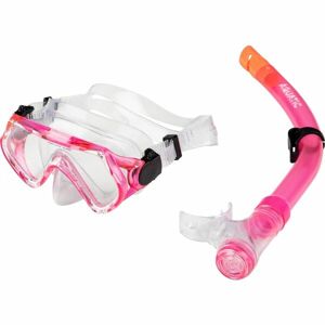 AQUATIC MARE SET KIDS Juniorský potápěčský set, růžová, velikost
