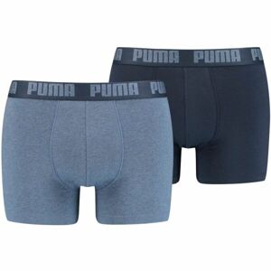 Puma BASIC BOXER 2P Pánské boxerky, světle modrá, velikost L