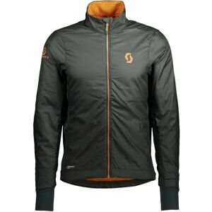 Scott TRAIL STORM INSULOFT ALPHA Pánská bunda na kolo, tmavě zelená, velikost XL