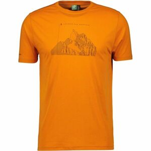 Scott DEFINED DRI SS Pánské triko, oranžová, velikost L