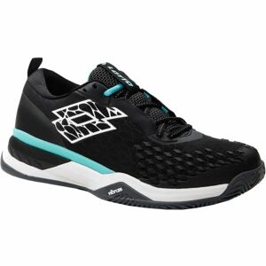 Lotto RAPTOR HYPERPULSE 100 CLY Pánská tenisová obuv, černá, velikost 45.5